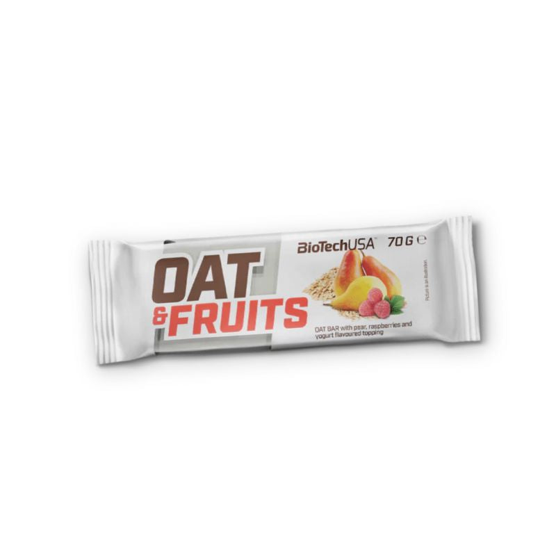Oat&Fruits Barre aux Flocons D'Avoine BioTech 70g