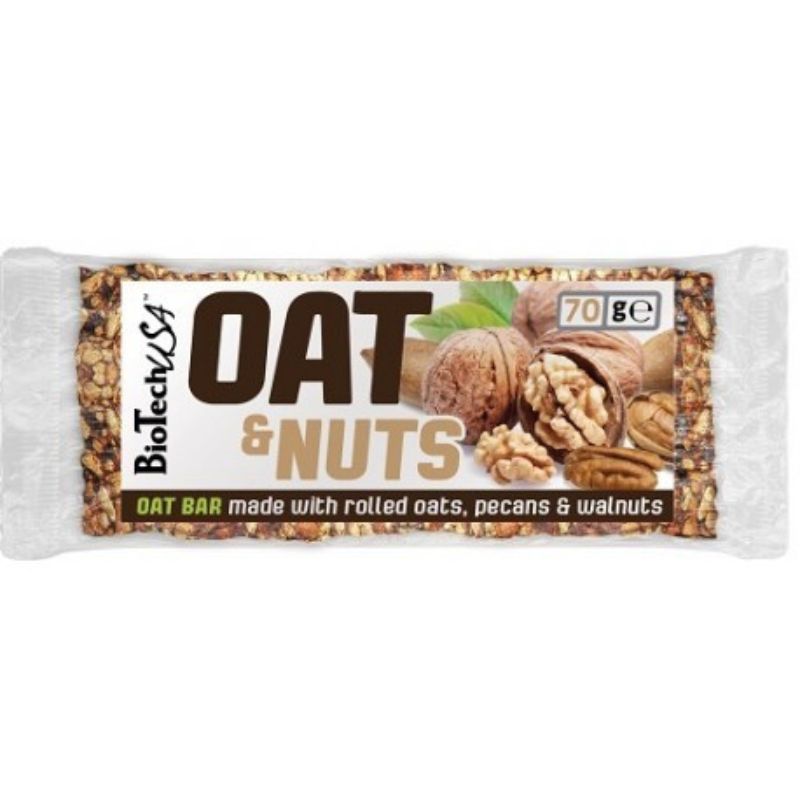 Oat&Fruits Barre aux Flocons D'Avoine BioTech 70g