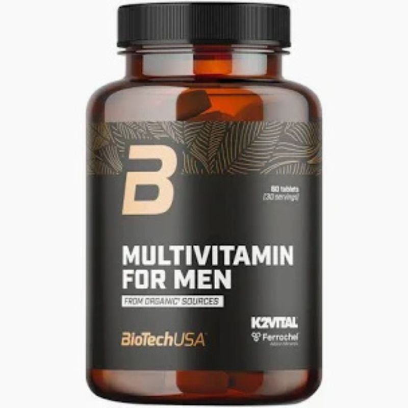 Multivitamine For Men Organic BioTech 60 Caps