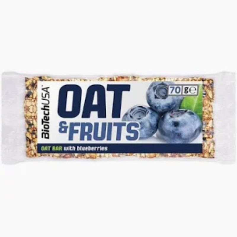 Oat&Fruits Barre aux Flocons D'Avoine BioTech 70g