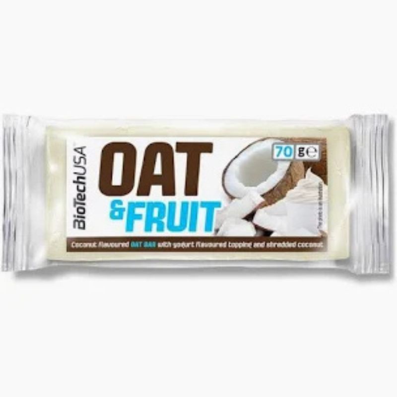 Oat&Fruits Barre aux Flocons D'Avoine BioTech 70g